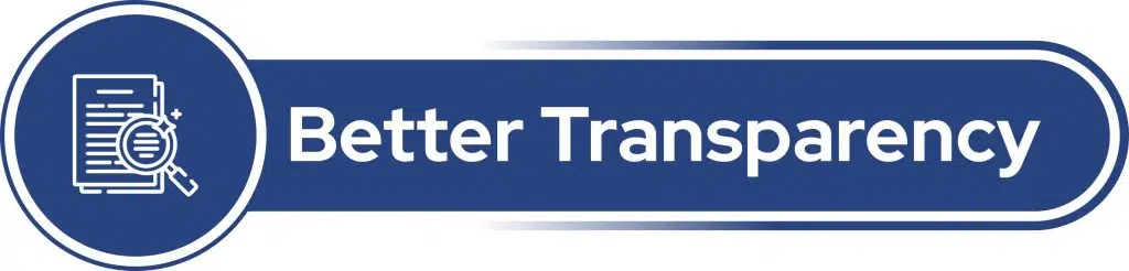 better transparency