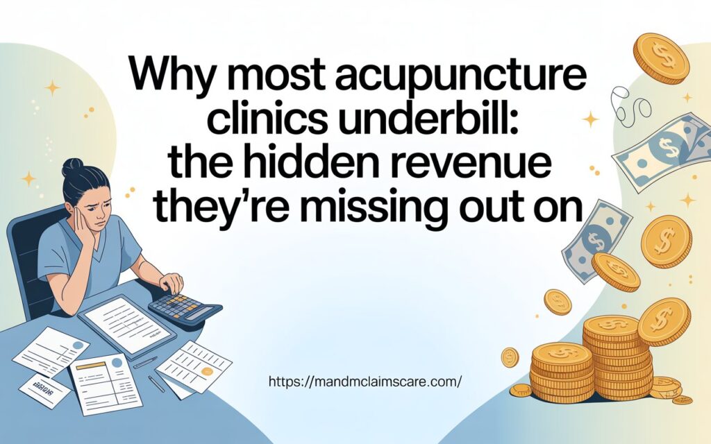 Why Most Acupuncture Clinics Underbill The Hidden Revenue They’re Missing Out On