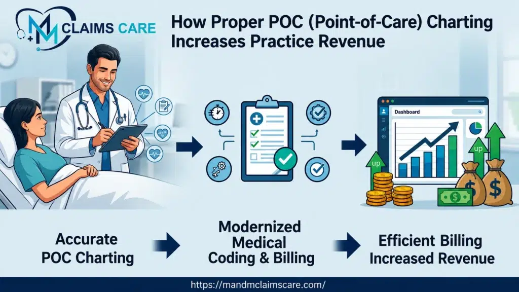 POC charting increasing practice revenue graph